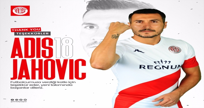 Antalyaspor'dan Jahovic'e teşekkür mesajı