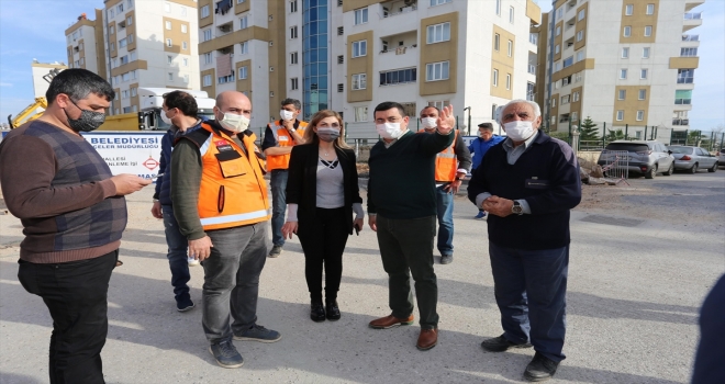 Başkan Hakan Tütüncü, asfaltlama çalışmalarını inceledi