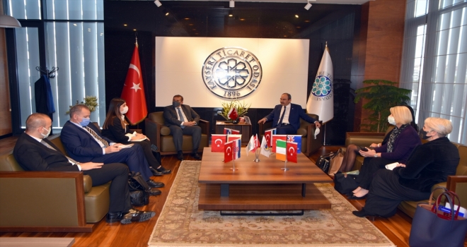 Büyükelçilerden KTO'ya ziyaret