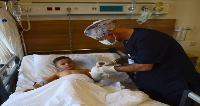 Eskişehir'de elini et kıyma makinesine kaptıran 3 yaşındaki çocuk tedavi altına alındı