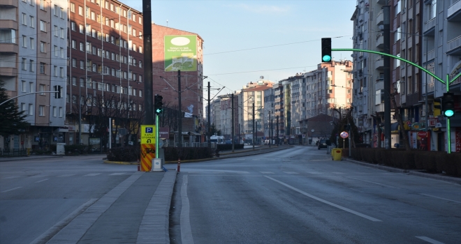 Eskişehir'de sokağa çıkma kısıtlamasına uyuluyor