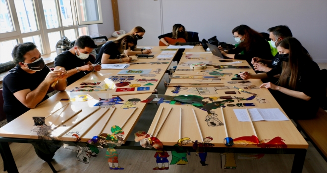 Eskişehirli gönüllü öğretmenler gölge oyunlarını dijital ortama taşıdı 