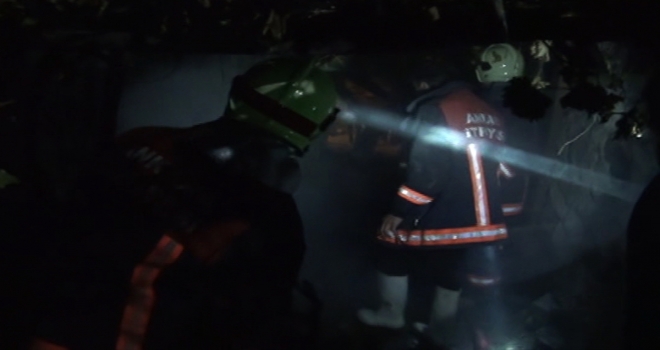 Güdül’de ev yangınında 1 kişi yaralandı