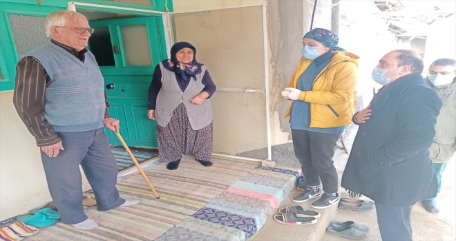 Hüyük'te 75 yaş üstü 800 kişi aşılandı