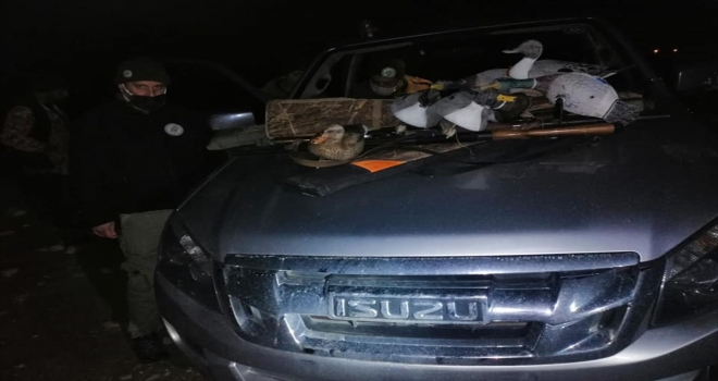 Karaman'da kaçak avlanan 41 kişiye 106 bin 32 lira ceza verildi