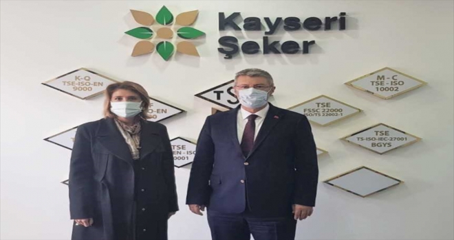 Kayseri Şeker'e akıllı tarım uygulaması firmasından ziyaret