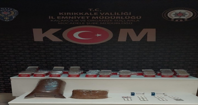 Kırıkkale'de uyuşturucu ve kaçak tütün operasyonu