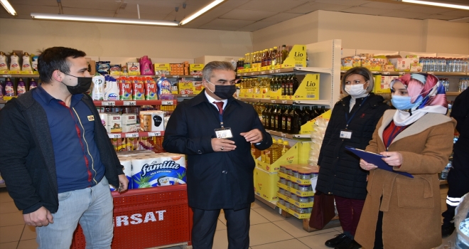 Kırıkkale'de zabıta ekiplerinden iş yerlerinde fiyat denetimi