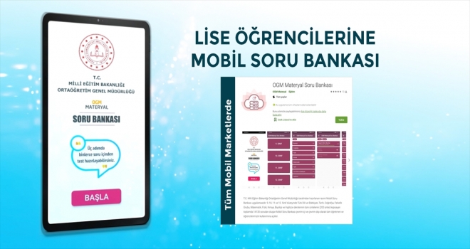 MEB lise öğrencilerine yönelik 15 bin soruluk 