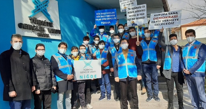 Niğde'de TÜGVA üyeleri, Boğaziçi Üniversitesindeki olayları kınadı