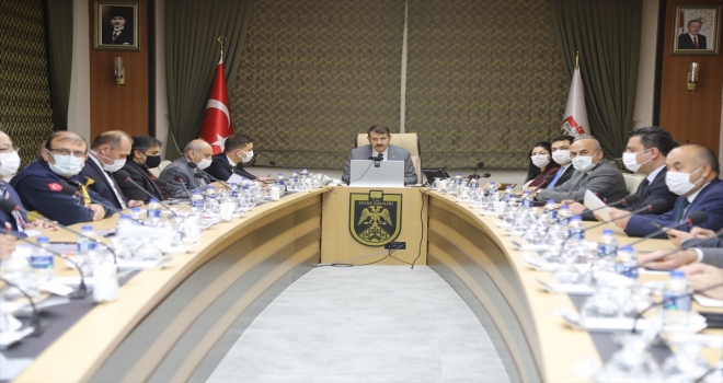 Sivas'ta karla mücadele toplantısı yapıldı 