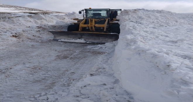 Sivas'ta karla mücadelenin 