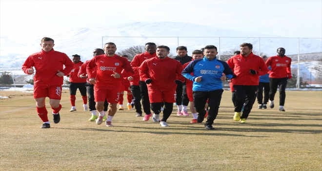 Sivasspor, MKE Ankaragücü maçının hazırlıklarını sürdürdü