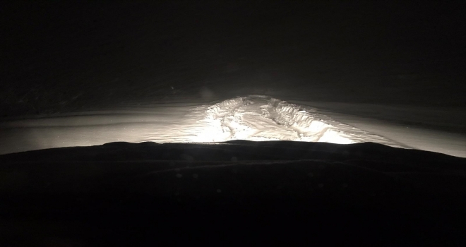 Tipide mahsur kalan hastanın imdadına karla mücadele ekipleri yetişti