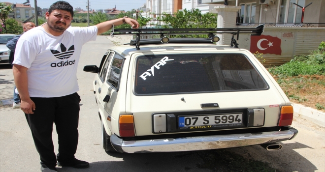 Driftli evlilik teklifine gelen cezaları ödeyemeyince gelin arabasını satışa çıkarttı