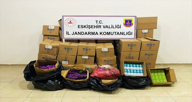 Eskişehir'de menşei belli olmayan hayvansal ürünler ile dezenfektanlara el kondu