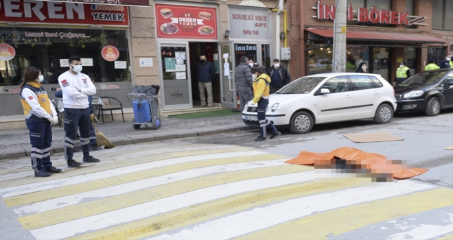 Eskişehir'de servis otobüsünün çarptığı 65 yaşındaki kişi öldü
