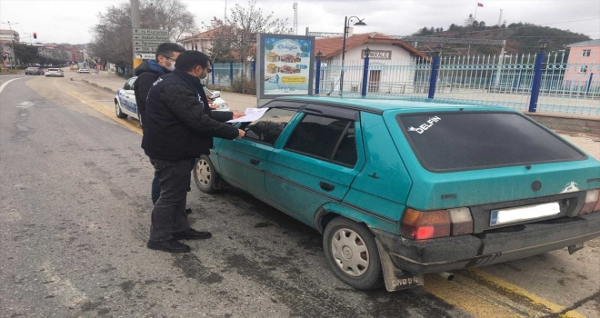 Kırıkkale'de sokağa çıkma kısıtlamasını ihlal eden 12 kişiye 33 bin 427 lira ceza