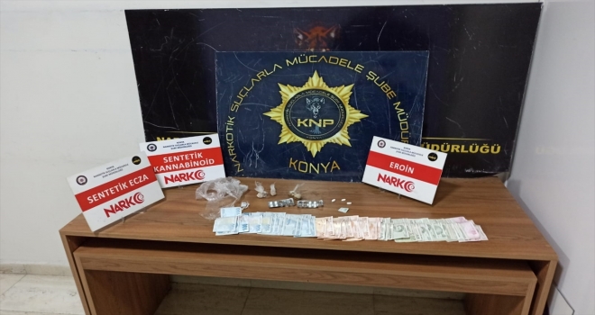 Konya'da uyuşturucu operasyonu: 36 gözaltı