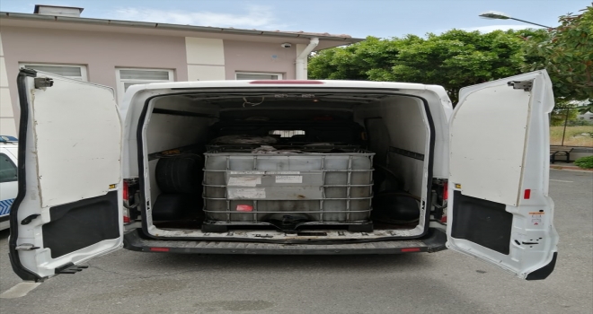 Manavgat'ta kaçak akaryakıt operasyonunda bir şüpheli yakalandı