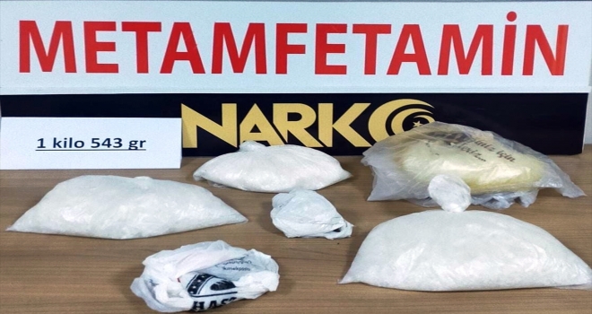 Nevşehir'de 1,5 kilogram uyuşturucu ele geçirildi, 2 zanlı tutuklandı