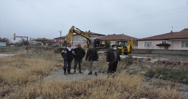 Yerköy Belediyesi yeni park çalışmasına başladı