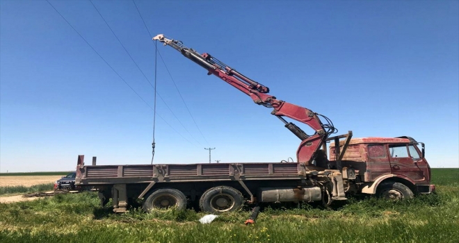 Aksaray'da elektrik akımına kapılan vinç operatörü öldü