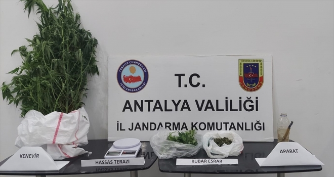 Antalya'da uyuşturucu imalatı ve ticareti yapan zanlı gözaltına alındı