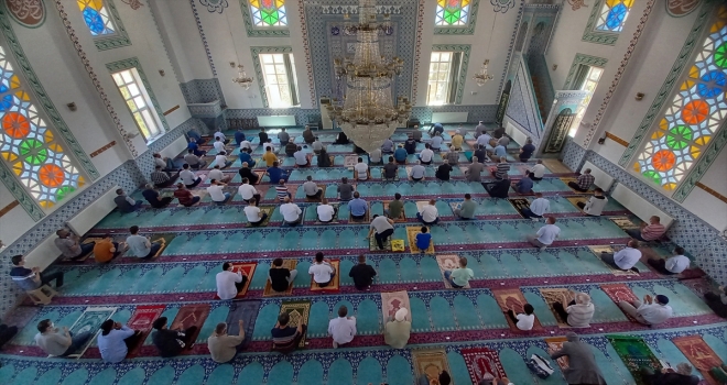 Beypazarı'nda camilerde yağmur duası yapıldı