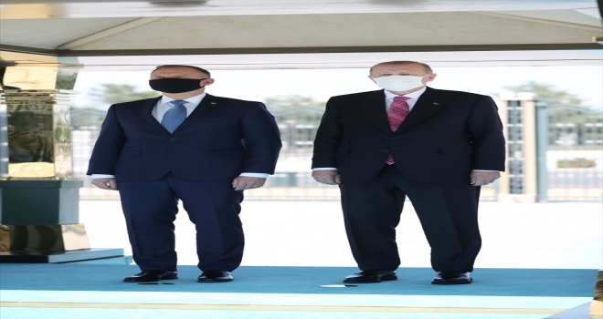Cumhurbaşkanı Erdoğan, Polonya Cumhurbaşkanı Duda'yı resmi törenle karşıladı