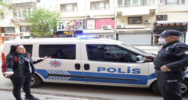 Eskişehir'de maskesiz markete giren bir kadına para cezası kesildi 