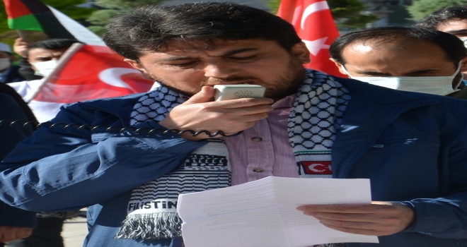 İsrail'in Mescid-i Aksa saldırıları Karaman'da protesto edildi