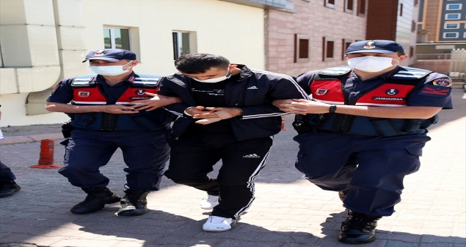 Kayseri'de bağ evlerinden hırsızlık yaptığı iddia edilen zanlı tutuklandı