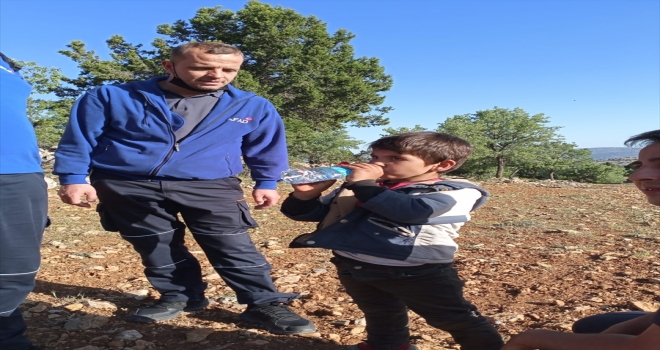 Konya'da dağlık alanda kaybolan çocuk bulundu