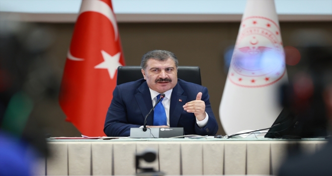 Sağlık Bakanı Koca ve Prof. Dr. Şahin, Koronavirüs Bilim Kurulu toplantısının ardından açıklama yaptı: 