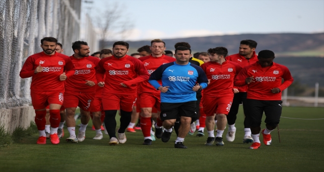 Sivasspor'da Gaziantep maçı hazırlıkları devam ediyor