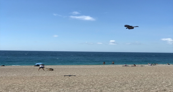 Turizm merkezleri Antalya ve Muğla'nın sahillerinde hareketlilik sürüyor
