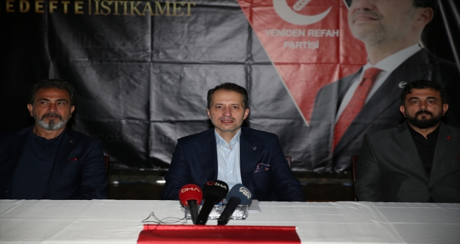 Yeniden Refah Partisi Genel Başkanı Erbakan, Antalya'da partisinin Milli Siyaset Akademisi programına katıldı: