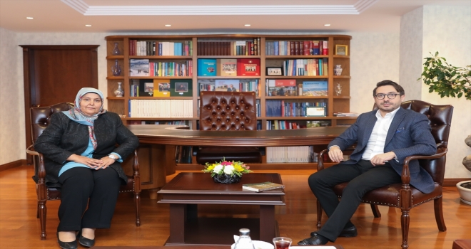 AK Parti Kahramanmaraş Milletvekili Habibe Öçal'dan AA Genel Müdürü Serdar Karagöz'e ziyaret