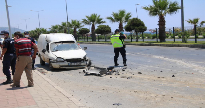 Antalya'da aracın çarptığı bisikletin sürücüsü öldü