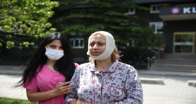 Eskişehir'de sokak hayvanlarını beslediği sırada darbedildiğini iddia eden kadının tedavisi sürüyor