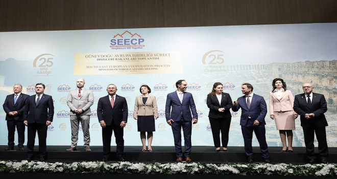 Güneydoğu Avrupa İşbirliği Süreci Zirvesi Dışişleri Bakanları Toplantısı Antalya'da başladı