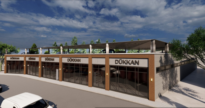 Hadim'e yeni dükkan ve otopark yapılıyor