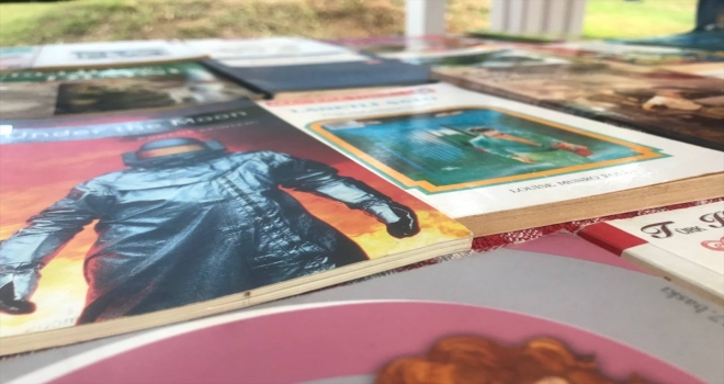  Kepez'de kurulan sahaf çarşısı açıldı