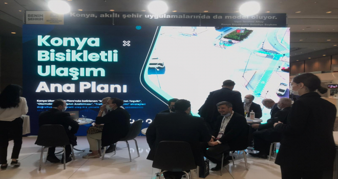 Konya Büyükşehir’in Akıllı Şehircilik Uygulamaları fuarın ilgi odağı oldu