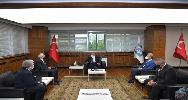 Sağlık Bilimleri Üniversitesi Rektörü Erdöl'den Büyükkılıç'a ziyaret