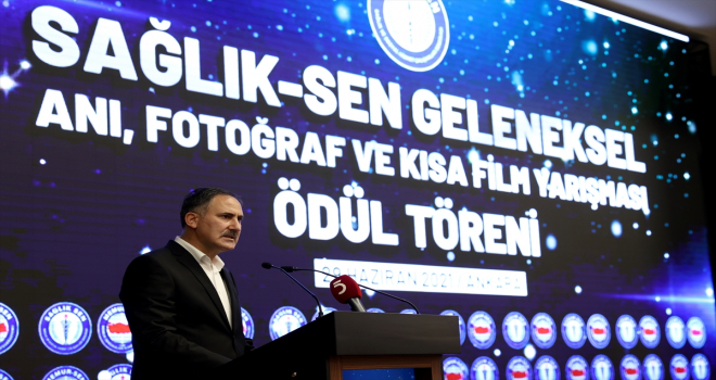 Sağlık-Sen'in Kovid-19 konulu anı, fotoğraf ve kısa film yarışmasının ödülleri sahiplerini buldu