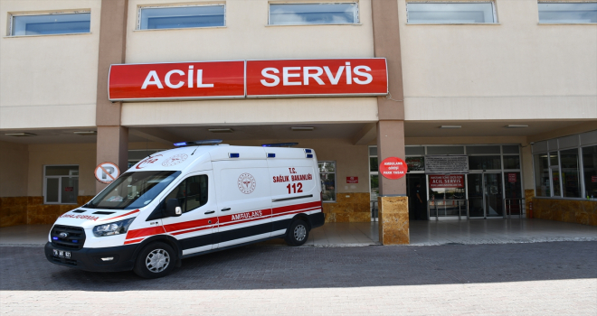 Sivas'ta bir imam caminin bahçesine köstebekler için tuzak kurduğu sırada yaralandı