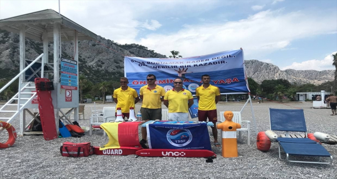 Antalya'da cankurtaranlar
