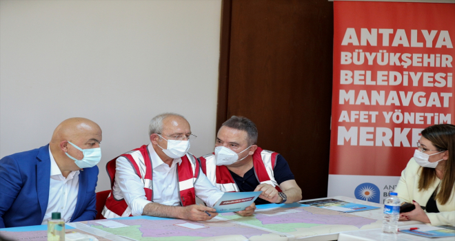 CHP Genel Başkanı Kılıçdaroğlu, Antalya Kriz Merkezi'nde konuştu: